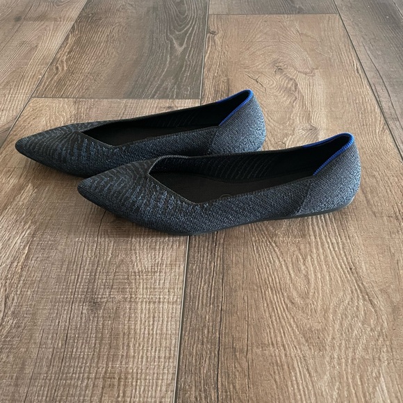 EUC Rothy’s Point in Midnight Metallic - Picture 3 of 5